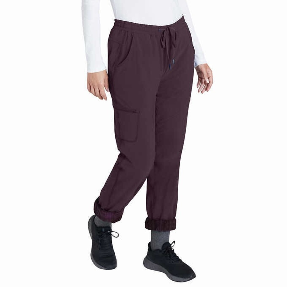 Eddie Bauer Fleece Lined Polar Jogger Pant Women's Size 14 Purple Outdoor trail